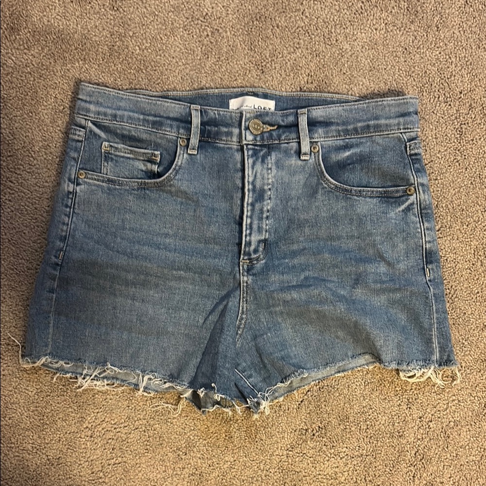 LOFT Women's Blue Jean Shorts